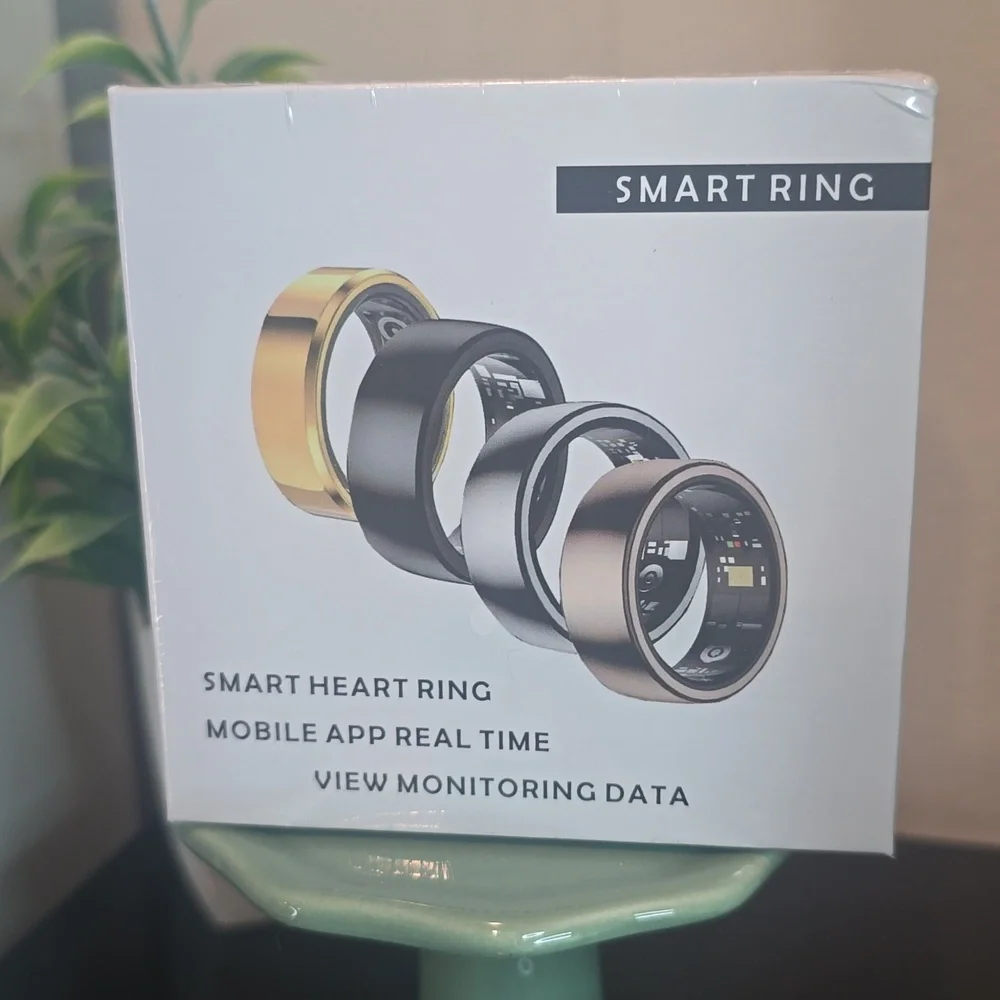 Innovative Smart Heart Ring, Silver Size 9